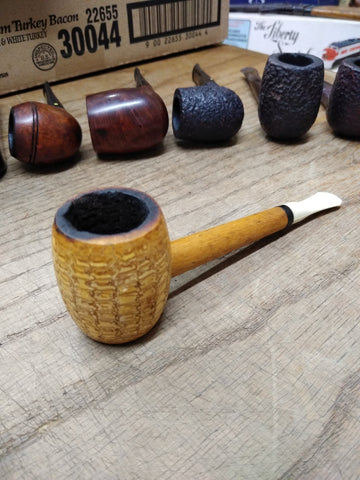 Vintage Missouri Meerschaum Corn Cobb Smoking Tobacco Pipe