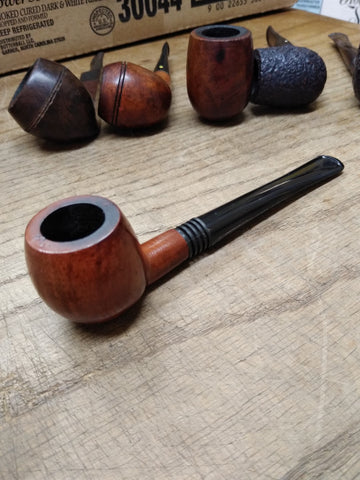 Vtg Sportex Smoking Tobacco Pipe Imported Briar Small Apple Stinger Italy
