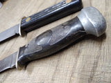 Vtg 2 Fixed Blade Hunting Knife Repair Lot Remington RH28 7.5" Unbranded 9"