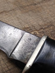 Vtg 2 Fixed Blade Hunting Knife Repair Lot Remington RH28 7.5" Unbranded 9"