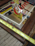 Vtg Cinci Beer Wood Framed Mirror Canadian Cream Lager Beer 21.5" x 15.5" Nice!