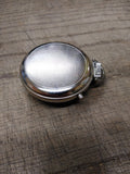 Vtg Westclox Stop Watch Pocket Watch White Dial Red Second Hand Works Good