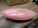 Vtg 1960's Singer Sewing Machine Button Hole Attachment w/Accessories Pink Box