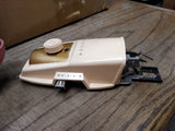 Vtg 1960's Singer Sewing Machine Button Hole Attachment w/Accessories Pink Box
