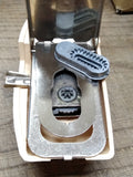 Vtg 1960's Singer Sewing Machine Button Hole Attachment w/Accessories Pink Box
