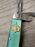 Vtg Kutmaster Girl Scout Folding Pocket Knife 4 Function Multi Tool Utica NY USA