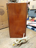 Vtg Darkroom Safelight Red White Light Wood Cabinet Film Development Photography