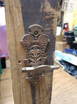 Antique Victorian Eastlake Intricate Brass Design Door Bell Pull Doorbell Ringer