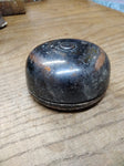 Vtg Antique Round Design Steel Mechanical Winding Door Bell Ringer 3" Diameter