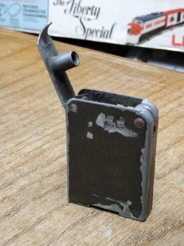 Vtg Military WW2 Trench Cigarette Lift Arm Lighter Crackle Coat OD Green Paint