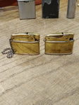 Vtg Key Chain Miniature Gold Tone Cigarette Lighter Lot Brother Bomart Japan