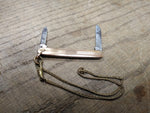 Vtg 12K Gold Filled L.S Pocket Watch Fob Folding 2 Blade Fancy Pen Knife w/Chain