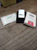 Vtg 1964 Zippo Cigarette Lighter WKVA Radio Lewistown Pa Warranty Original Box!