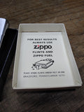 Vtg 1964 Zippo Cigarette Lighter WKVA Radio Lewistown Pa Warranty Original Box!