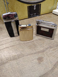 Vtg 3 Pc Ronson Cigarette Lighter Lot W. Germany Adonis Veraflame MKII Butane