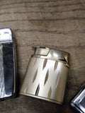 Vtg 3 Pc Ronson Cigarette Lighter Lot W. Germany Adonis Veraflame MKII Butane