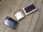 Vtg 3 Pc Ronson Cigarette Lighter Lot W. Germany Adonis Veraflame MKII Butane