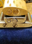 Vtg 3 Pc Ronson Cigarette Lighter Lot W. Germany Adonis Veraflame MKII Butane