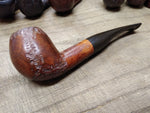 Vtg 754 Castagno Collection Briar Smoking Tobacco Pipe Apple Style Rustic Italy!
