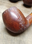 Vtg 754 Castagno Collection Briar Smoking Tobacco Pipe Apple Style Rustic Italy!