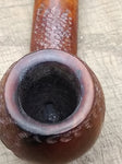 Vtg 754 Castagno Collection Briar Smoking Tobacco Pipe Apple Style Rustic Italy!
