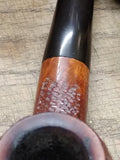 Vtg 754 Castagno Collection Briar Smoking Tobacco Pipe Apple Style Rustic Italy!