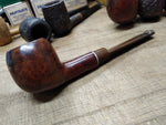 Vtg Imported Briar Smoking Tobacco Pipe Apple Style Saddle Stem 5.5 Inches!