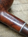 Vtg Imported Briar Smoking Tobacco Pipe Apple Style Saddle Stem 5.5 Inches!
