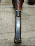 Vtg Imported Briar Smoking Tobacco Pipe Apple Style Saddle Stem 5.5 Inches!