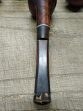 Vtg Imported Briar Smoking Tobacco Pipe Apple Style Saddle Stem 5.5 Inches!
