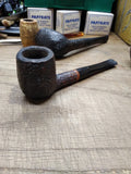 Vtg Carey Magic Inch Patented Briar Rustic Billiard Smoking Tobacco Pipe Nice!