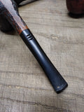 Vtg Carey Magic Inch Patented Briar Rustic Billiard Smoking Tobacco Pipe Nice!