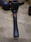 Vtg Carey Magic Inch Patented Briar Rustic Billiard Smoking Tobacco Pipe Nice!