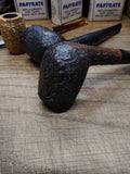 Vtg Carey Magic Inch Patented Briar Rustic Billiard Smoking Tobacco Pipe Nice!