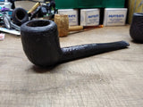 Vtg Carey Magic Inch Billiard Briar Rustic Smoking Tobacco Pipe Good Shape!