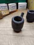 Vtg Carey Magic Inch Billiard Briar Rustic Smoking Tobacco Pipe Good Shape!
