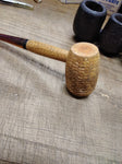 Vtg Missouri Meerschaum Corn Cob Smoking Tobacco Pipe 6 Inches Good Shape!