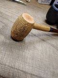 Vtg Missouri Meerschaum Corn Cob Smoking Tobacco Pipe 6 Inches Good Shape!