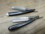 Vtg 2 Pc. Straight Razor Repair lot The Improved Eagle Razor Union Razor Cutlery