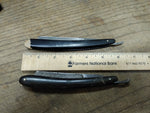 Vtg 2 Pc. Straight Razor Repair lot The Improved Eagle Razor Union Razor Cutlery
