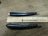 Vtg 2 Pc. Straight Razor Repair lot The Improved Eagle Razor Union Razor Cutlery