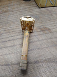 Vtg 3 Pc. Gillette Safety Razor lot Gold Milford TTO Tech DE Open Comb 3 Piece