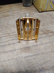Vtg 3 Pc. Gillette Safety Razor lot Gold Milford TTO Tech DE Open Comb 3 Piece