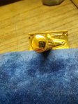 Vtg 3 Pc. Gillette Safety Razor lot Gold Milford TTO Tech DE Open Comb 3 Piece