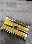 Vtg 3 Pc. Gillette Safety Razor lot Gold Milford TTO Tech DE Open Comb 3 Piece