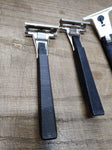 Vtg 3 Pc Razor Lot 2 x Schick 1 x Gillette Techmatic Cartridge Safety Razor Nice