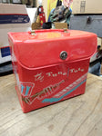 Vtg Huge 69 Pc 45 Record Lot w/Tune Tote Case Beetles Jaggerz Badfinger Doors ++