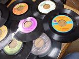 Vtg Huge 69 Pc 45 Record Lot w/Tune Tote Case Beetles Jaggerz Badfinger Doors ++