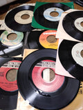 Vtg Huge 23 Pc 45 Record Lot Rod Stewart Eddie Rabbit Fleetwood Mac Journey ++