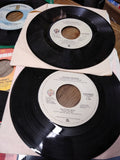 Vtg Huge 23 Pc 45 Record Lot Rod Stewart Eddie Rabbit Fleetwood Mac Journey ++